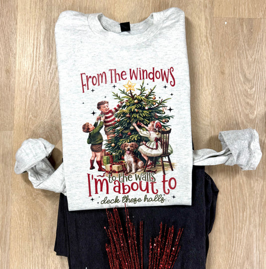 Deck these Halls Long or Short Sleeve Tee