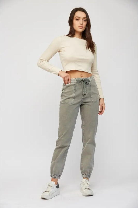 Micah Denim Jogger Ash Grey