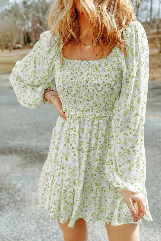 Kayleigh Smocked Floral Dress