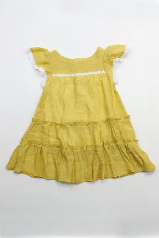 Boho Belissima Bella Dress in Mustard