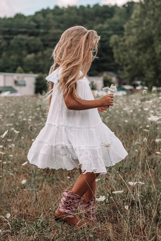 Boho Belissima Bella Dress in White