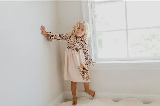 Claire Sunflower Dress