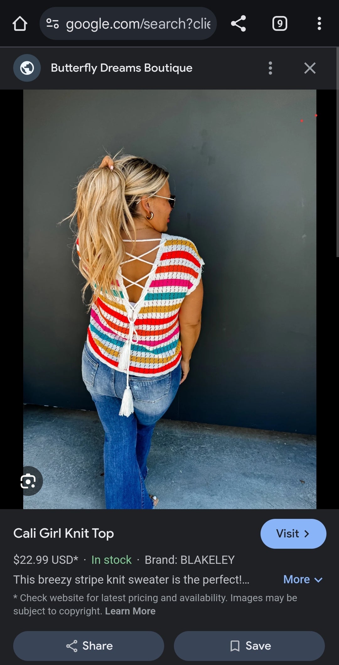 Cali Girl Knit