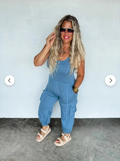 All Set Tank Romper