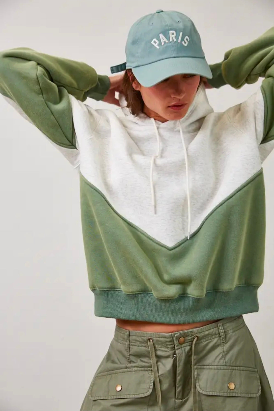 Melange Hoodie Heather/Moss