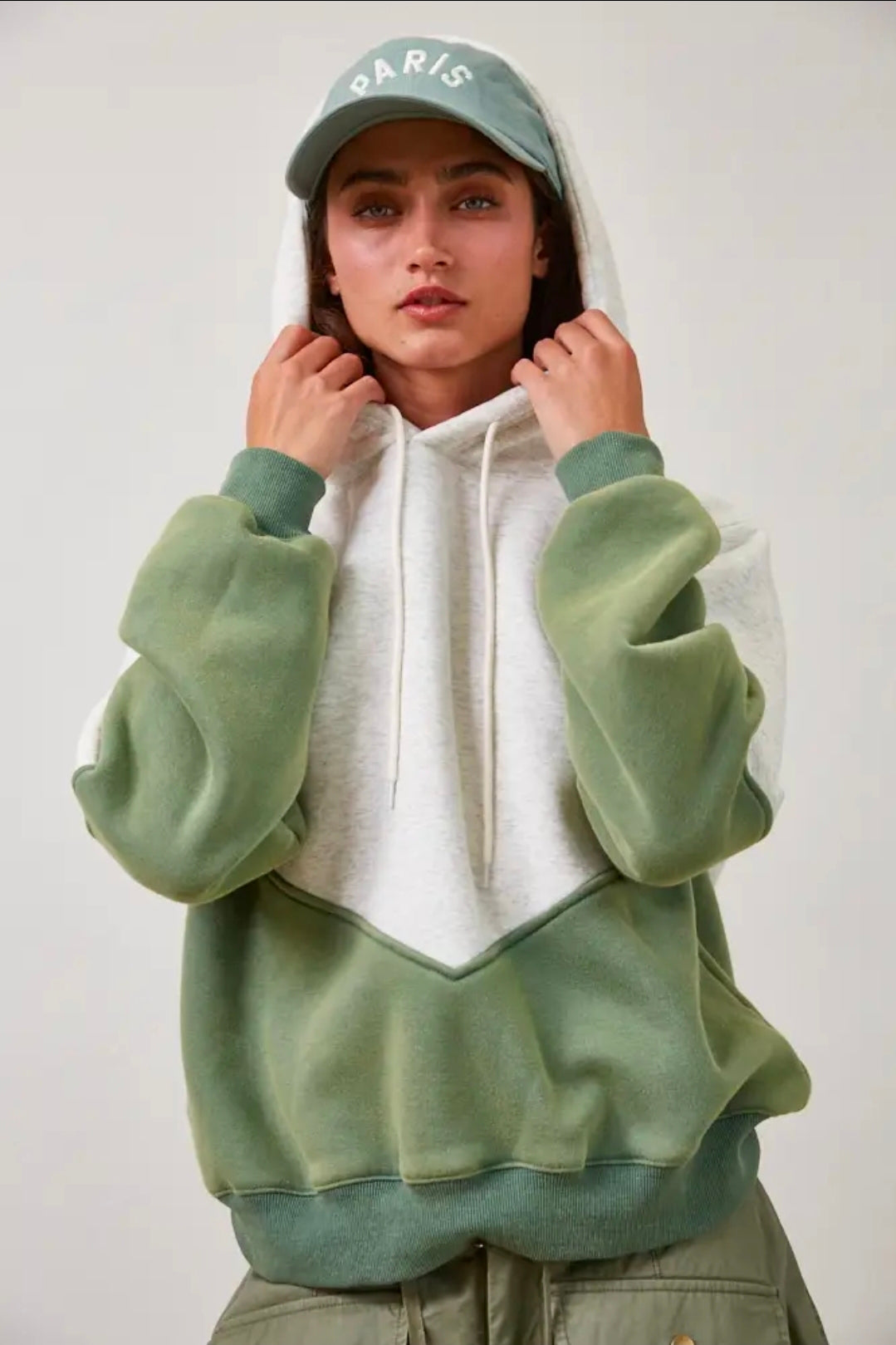 Melange Hoodie Heather/Moss